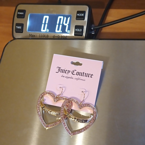 NEW Juicy couture Hearts earrings| women's rhinestone earrings - Picture 8 of 8